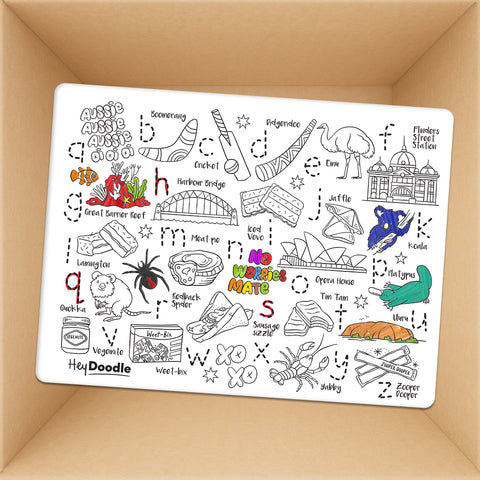 Classic Colouring & Doodle Mat (Single Mat Only)