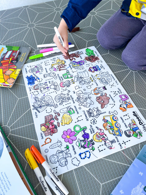When I Grow Up Classic Colouring & Doodle Mat