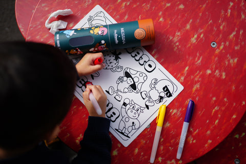 Messina X HeyDoodle Mini Colouring & Doodle Mat