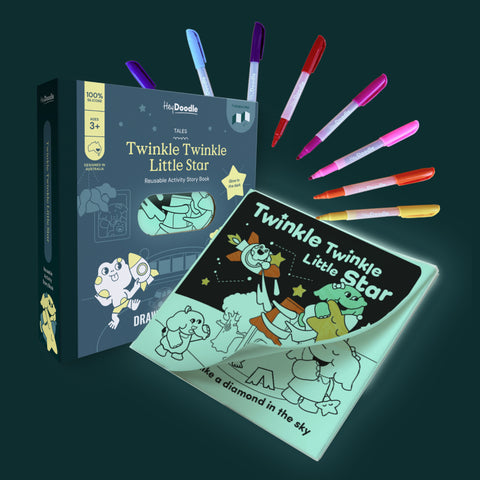 Twinkle Twinkle Little Star Tales - Reusable Colouring Book