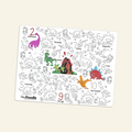 Classic Colouring & Doodle Mat (Single Mat Only) DinoRoar