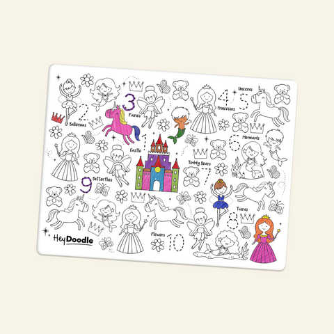 Classic Colouring & Doodle Mat (Single Mat Only) Sugar & Spice