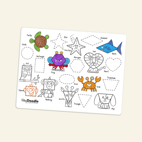 Classic Colouring & Doodle Mat (Single Mat Only) ShapeShifters