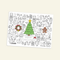 Classic Colouring & Doodle Mat (Single Mat Only) Jingle Bells