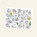 Classic Colouring & Doodle Mat (Single Mat Only) When I Grow Up