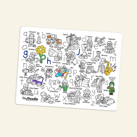 Classic Colouring & Doodle Mat (Single Mat Only) When I Grow Up