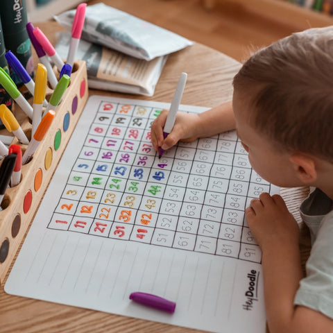 100 Squares Classic Colouring & Doodle Mat