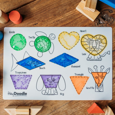 ShapeShifters Mini Colouring & Doodle Mat