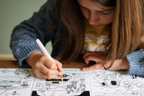 G'day Australia Tales - Reusable Colouring Book