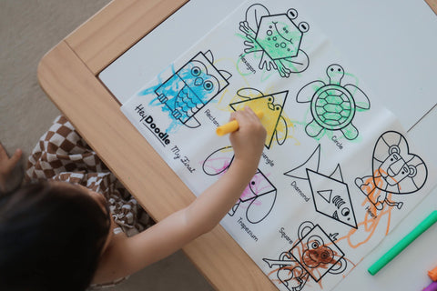 My First Shapes Colouring & Doodle Mat