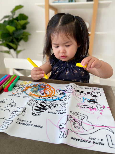 My First Counting Colouring & Doodle Mat