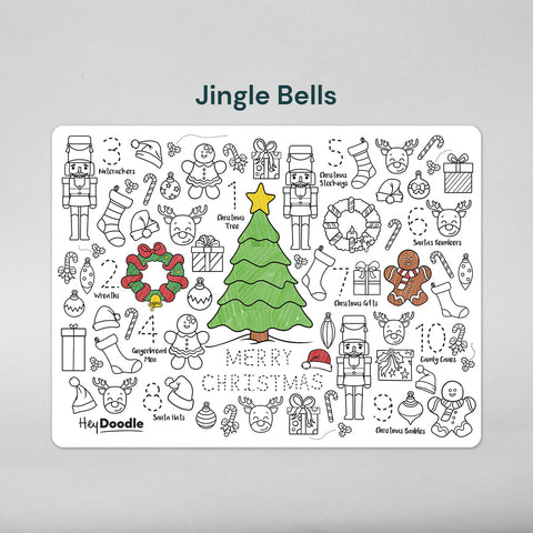 Jingle Bells Classic Colouring & Doodle Mat