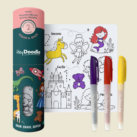 Sugar & Spice Mini Colouring & Doodle Mat