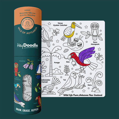 Wild of Aotearoa Mini Colouring & Doodle Mat