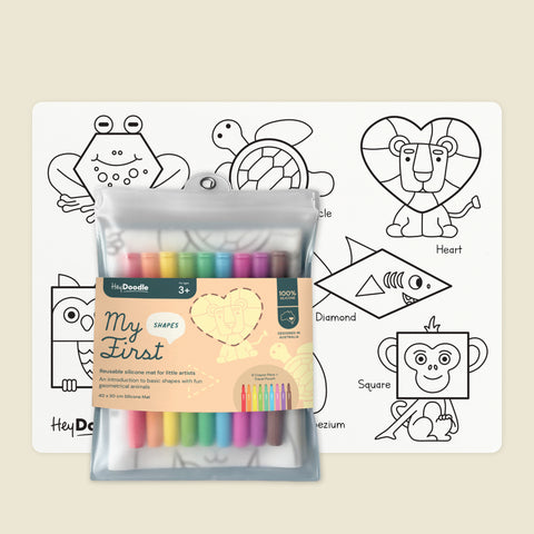 My First Shapes Colouring & Doodle Mat