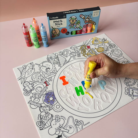 Peel & Stick Solid Paint - Easy Peel and Stickable Colours