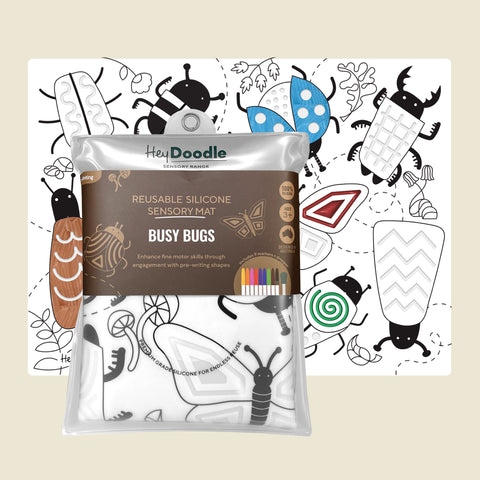 Busy Bugs Sensory Colouring & Doodle Mat