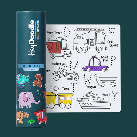 Toot Toot Honk Mini Colouring & Doodle Mat (Older Packaging)