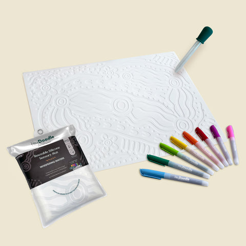 Whispering Waters Sensory Colouring & Doodle Mat