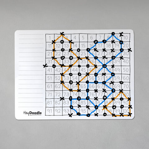 100 Squares Classic Colouring & Doodle Mat