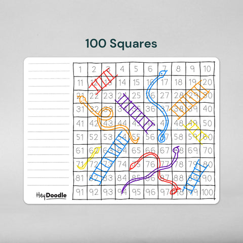 100 Squares Classic Colouring & Doodle Mat