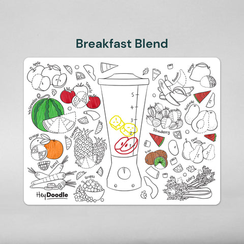 Breakfast Blend Classic Colouring & Doodle Mat