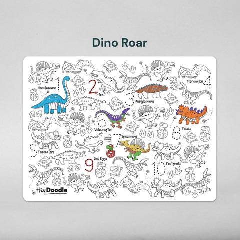 DinoRoar Classic Colouring & Doodle Mat