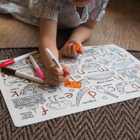 Aussie Icons Classic Colouring & Doodle Mat