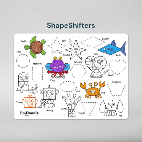 ShapeShifters Classic Colouring & Doodle Mat